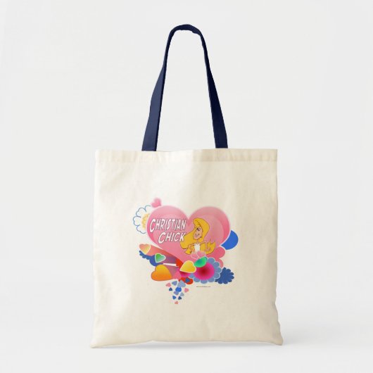 Christelijke kip tote bag (Voorkant)