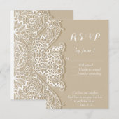 Christelijke Klassieke Wit Waaidrift RSVP (Voorkant / Achterkant)