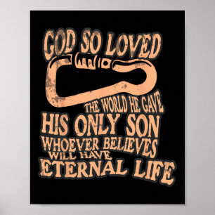 Christelijke Klimuitrusting Getuige Voor God Gelie Poster