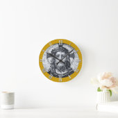 Christelijke klok, Jezus Christus  mozaïek Ronde Klok (Huis)