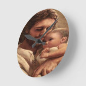 Christelijke klokken Jezus en kind (Hoek)
