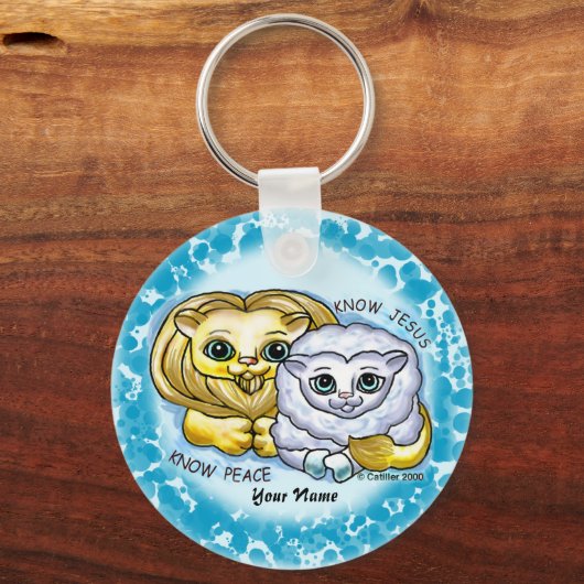 Christelijke Know Jesus Sleutelhanger (Voorkant)