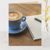 CHRISTELIJKE KOFFIE BIRTHDAY PHILIPPIANS 1:3 KAART (Gele Bloem)