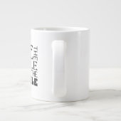 Christelijke koffie-Mok - Doe het onmogelijke Grote Koffiekop (Achterkant)