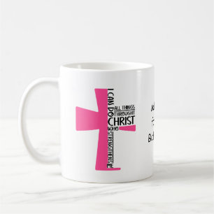 Christelijke koffie Mok, gepersonaliseerde Christe Koffiemok