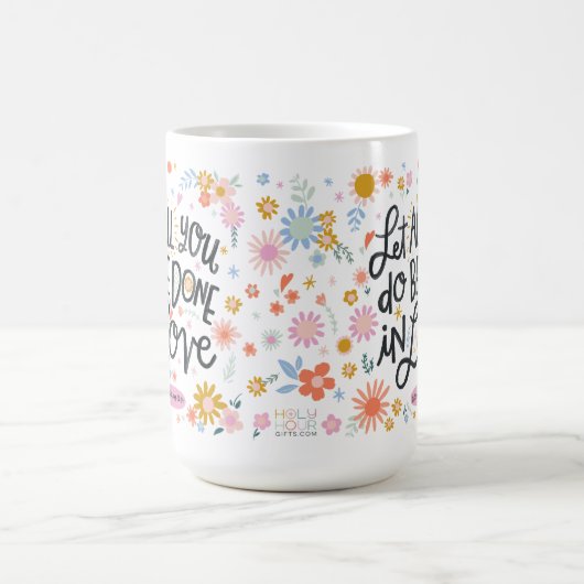 Christelijke koffie Mok - Klaar in de liefde (Center)