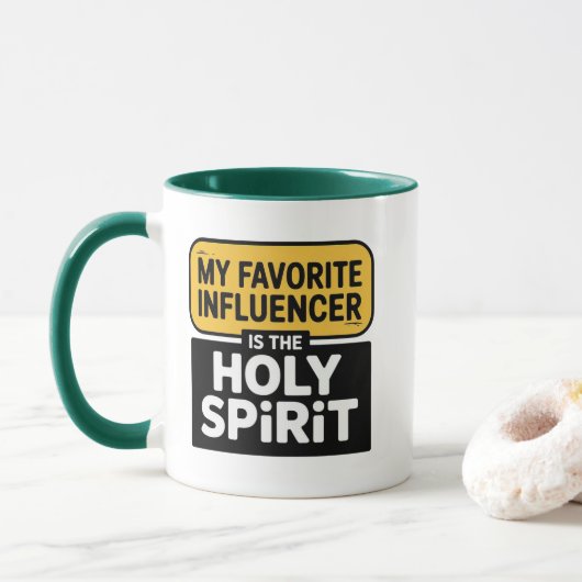 Christelijke koffie-Mok Mok (Met donut)