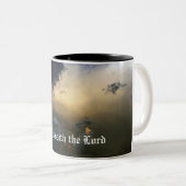 Christelijke koffie-Mok Tweekleurige Koffiemok (Voorkant rechts)