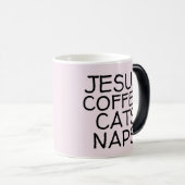 CHRISTELIJKE KOFFIE MUGS, CAT-VATTEN EN JESUS-MOKK MAGISCHE MOK (Voorkant rechts)