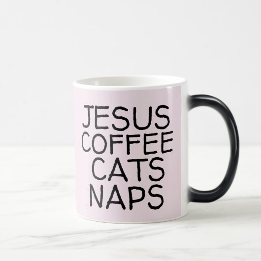 CHRISTELIJKE KOFFIE MUGS, CAT-VATTEN EN JESUS-MOKK MAGISCHE MOK (Rechts)