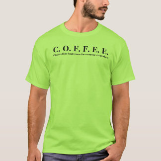 Christelijke koffie t-shirt