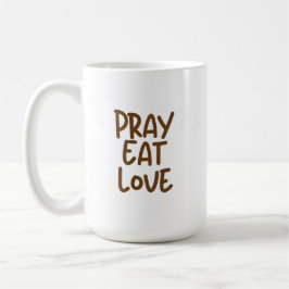 Christelijke koffieliefhebber bruine letter cozy k koffiemok