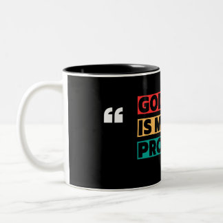 Christelijke koffiemok tweekleurige koffiemok