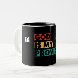 Christelijke koffiemok tweekleurige koffiemok