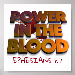 Christelijke kracht in de bloedverslapping poster