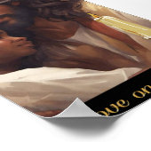 Christelijke kracht van Jezus en kind Poster (Hoek)