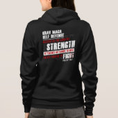 Christelijke Krav Maga Self Defense Hoodie (Achterkant)