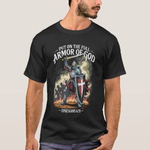 Christelijke krijger wapenrusting van God Bijbel c T-shirt