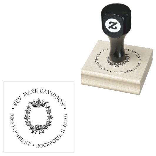 Christelijke Kroonkrans Religieus Rubberstempel (Gestempeld)