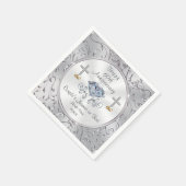 Christelijke Kruis en Ringen 60e Jubileum servette Servet (Hoek)