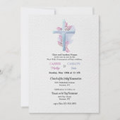 Christelijke Kruis Religieuze Uitnodiging (Voorkant)