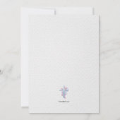 Christelijke Kruis Religieuze Uitnodiging (Achterkant)