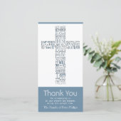 Christelijke Kruiselingen 14 Sympathie Bedankt 8 (Staand voorkant)