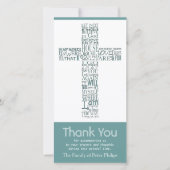 Christelijke Kruiselingen 14 Sympathie Dank je wel Bedankkaart (Voorkant)