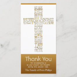 Christelijke Kruiselingen 14 Sympathie Dank je wel Bedankkaart