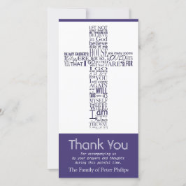 Christelijke Kruiselingen 14 Sympathie Hartelijk d Bedankkaart