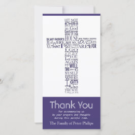 Christelijke Kruiselingen 14 Sympathie Hartelijk d Bedankkaart