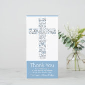 Christelijke Kruiselingen John 14:02 Sympathie Dan Bedankkaart (Staand voorkant)