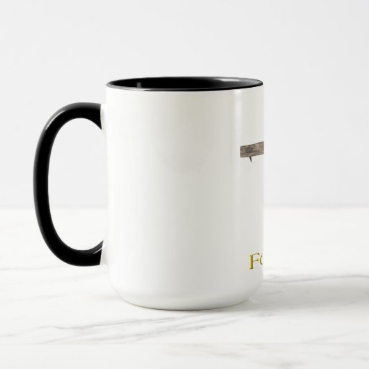 Christelijke kruiskoffie-mok mok (Links)