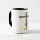Christelijke kruiskoffie-mok mok (Voorkant links)