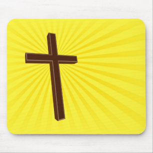 Christelijke kruismousepad muismat