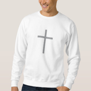 Christelijke kruissweatshirt trui