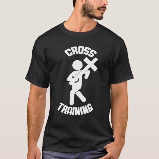 Christelijke kruistrainingsmager Pasen T-shirt (Voorkant)