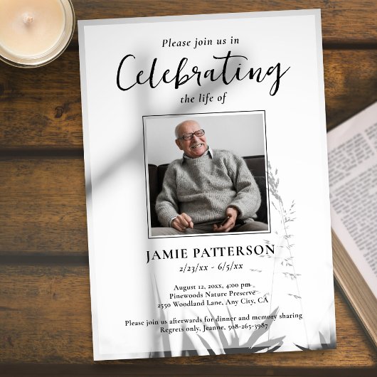 Christelijke kruisviering van het leven Fotobegraf Kaart