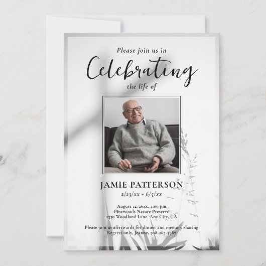 Christelijke kruisviering van het leven Fotobegraf Kaart (Voorkant)