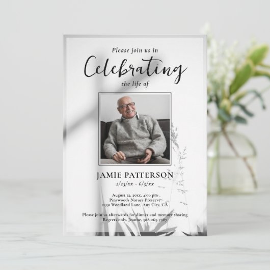 Christelijke kruisviering van het leven Fotobegraf Kaart (Staand voorkant)