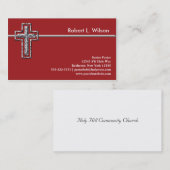 Christelijke kruisVisitekaartjes Visitekaartje (Voorkant / Achterkant)