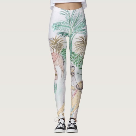 Christelijke Kunst De barmhartige Samaritaan Leggings (Voorkant)