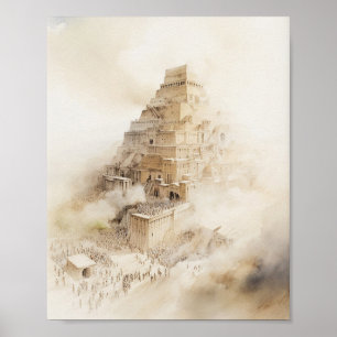 Christelijke kunst - Inspirerend op geloof gebasee Poster