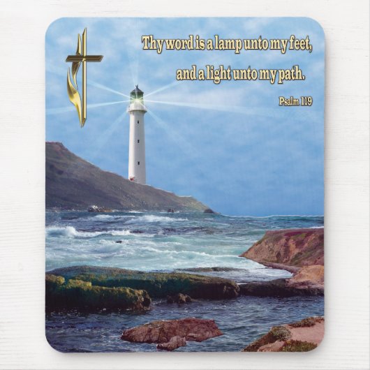 Christelijke kunst mousepad psalm 119 muismat (Voorkant)