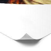 Christelijke kunst van het heilige hart van Jezus Poster (Hoek)