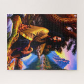 Christelijke kunstpuzzel voor "creatie" legpuzzel (Horizontaal)