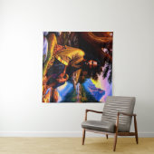 Christelijke kunstschildpad wandkleed (In Situ (horizontaal))