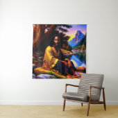 Christelijke kunstschildpad wandkleed (In situ)