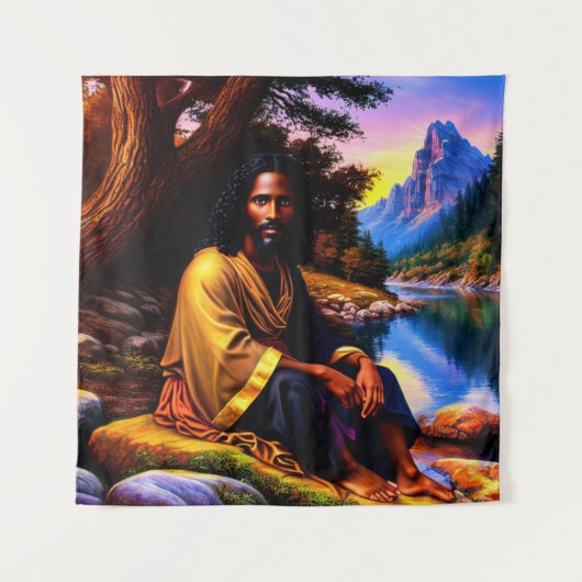 Christelijke kunstschildpad wandkleed (Voorkant)