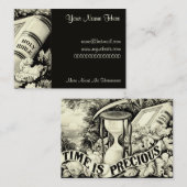  Christelijke kunsttijd is kostbaar 1872 Visitekaartje (Voorkant / Achterkant)